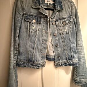 PAIGE Classic Blue Denim Jacket